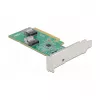 DeLOCK PCI Express 4.0 x8 kortelė su 2 vidiniais SFF-8654 4i NVMe prievadais, žemo profilio