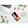 iKins išmaniojo telefono dėklas, skirtas iPhone XS Max, Mondrian Juoda – apsauginis dėklas, kietas apvalkalas