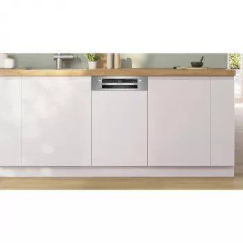 Indaplovė Bosch Serie 2 SPI2HKS42E pusiau įmontuojama siaura 45 cm, 10 vietų komplektų, 5 programos, E klasė
