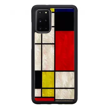 Apsauginis dėklas iKins Samsung Galaxy S20+ — juodas spausdintas dizainas