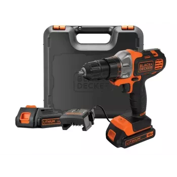 Juoda & Decker MT218KB grąžtas 800 RPM Juoda, oranžinė 1,46 kg