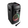 Vakarėlių garsiakalbis JVC XS-EP514B — stereo nešiojamas garsiakalbis, 150W RMS, Bluetooth 5.0, TWS, 4000mAh baterija, karaokė, FM, juodas