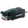 Metabo BAE 75. šlifavimo mašinos tipas: juostinis šlifuoklis, dulkių talpyklos tipas: vakuuminiai maišeliai. Galia: 1010 W. svoris: 4,7 kg, šlifavimo plokštės dydis (PxG): 75 x 533 mm, užveržimo sistema