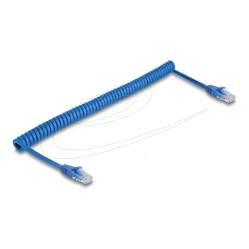 Tinklo kabelis DeLOCK 90363 RJ-45 Cat6 3,3 m Mėlynas