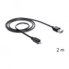 USB laidas DeLOCK EASY-USB 2.0-A Micro-B 2 m