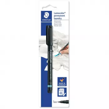 Nuolatinis žymeklis Staedtler Lumocolor juodas 0,6 mm