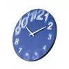 NeXtime klok 3077bl 3D, Ø39.5 cm, Sieninis, Mėlynas/ Baltas