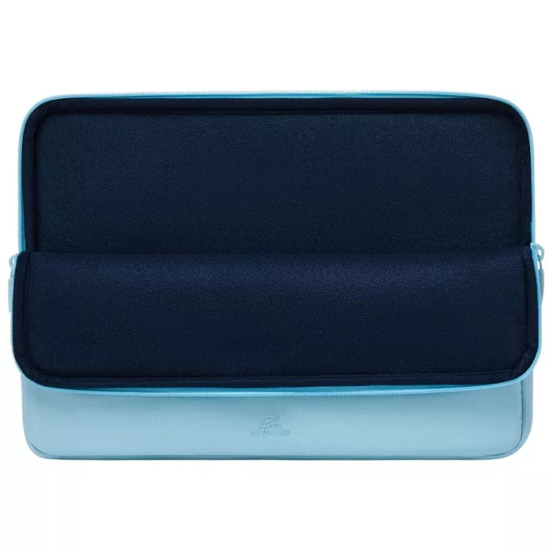 Nešiojamojo kompiuterio rankovė Rivacase Riva Szuzuka 14 colių Pastel Blue — apsauginis neopreno tipo dėklas 14 colių nešiojamiesiems kompiuteriams