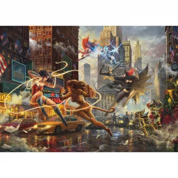 Thomas Kinkade Studios: DC Justice League - The Women of DC, dėlionė 1000 dalių