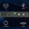 Qoltec maitinimo adapteris AVARINIS STELAŽUI 3KVA 3000W galios koeficientas 1.0 LCD EPO USB on-LINE (3VA, 3000W, dvigubo keitimo online UPS), UPS