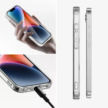 4smarts Premium - 360° apsaugos rinkinys - Nugarėlės dėklas mobiliajam telefonui - suderinamas su MagSafe - Termoplastinis poliuretanas (TPU)