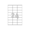Avery universalios etiketės lazeriniams, kopijuokliams, rašaliniams 24 lape 70x36mm
