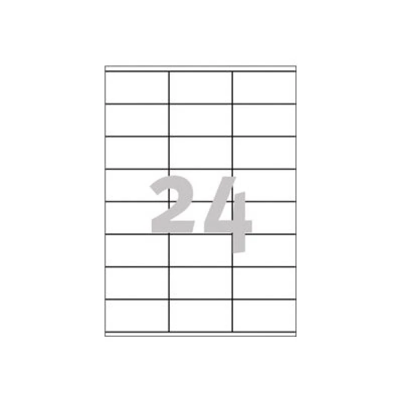 Avery universalios etiketės lazeriniams, kopijuokliams, rašaliniams 24 lape 70x36mm