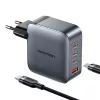 Vention maitinimo įkroviklis TZ-FETH0-EU 3× USB-C + 1× USB-A 100W, PD iki 30W vienam C, įėjimas 100–240V