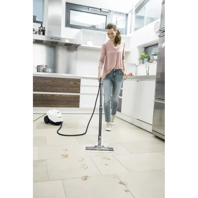 Cilindrinis garų valytuvas Kärcher SC 3 EasyFix — 1900 W, 0,5 L talpa, 3,5 bar, 2,2 m žarna