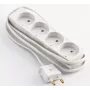 Microconnect GRUELU4H015 maitinimo ilgintuvas 1,5 m 4 AC lizdų vidaus patalpoms baltas