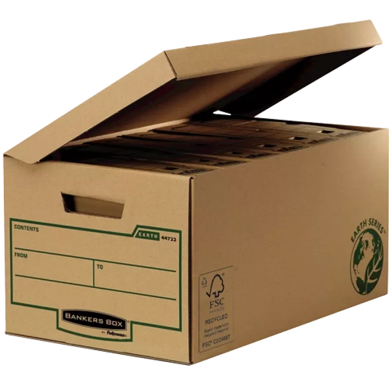 Fellowes 4472205 saugojimo dėžė, juoda, ruda, stačiakampė, popierinė (4472205)