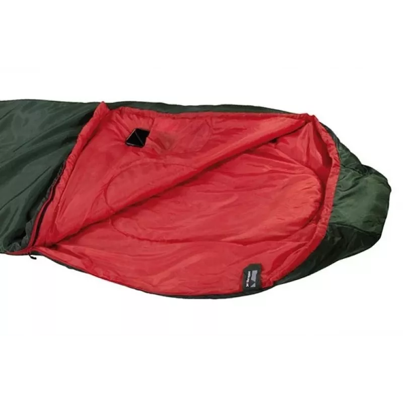 High Peak Lite Pak 1200 Mumijos formos miegmaišis, poliesteris, žalias, raudonas 23263