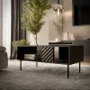 Kavos staliukas Cama Meble LUCCA 1000×550×460 mm stačiakampis juodas