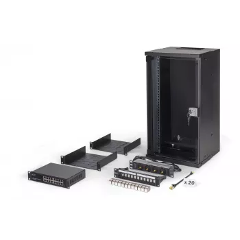 Prie sienos montuojamas stovas Digitus DN-49105-SET 12U 60 kg IP20
