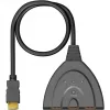 HDMI-Umschaltbox 3 į 1 (4K @ 60 Hz), HDMI jungiklis (juodas, 55 cm laidas)