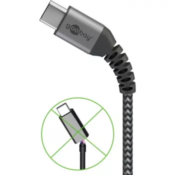 Wentronic 49296 USB laidas juodas