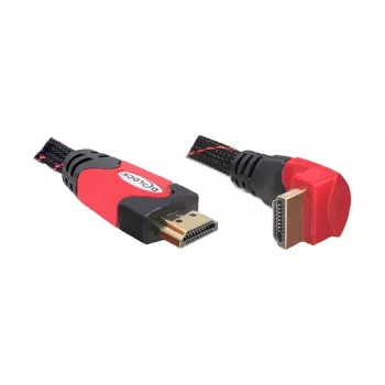 DELOCK kabelis HDMI A-A kištukas/kištukas kampuotas 2m