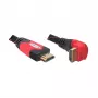 DELOCK kabelis HDMI A-A kištukas/kištukas kampuotas 2m
