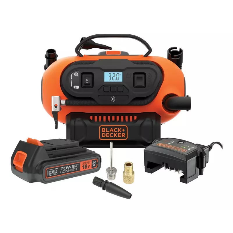 Black & Decker BDCINF18N-QS oro kompresorius 160 l/min AC/Žiebtuvėlio lizdas