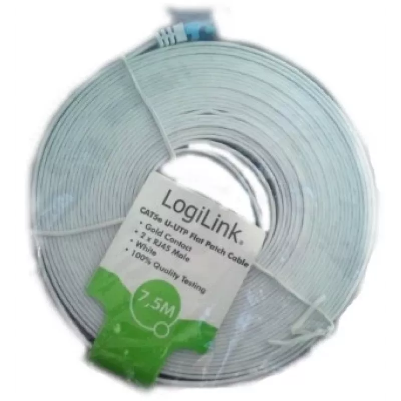 LogiLink CAT5e UTP 20m tinklo kabelis baltas U/UTP (UTP)