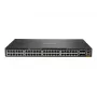 HPE - Aruba 6300M - Switch - L3 - valdomas - 48 x 10/100/1000 (1 PoE+) + 4 x 1 Gigabit / 10 Gigabit / 25 Gigabit / 50 Gigabit SFP56 (Uplink / Stacking) Priekyje ir šone į galą