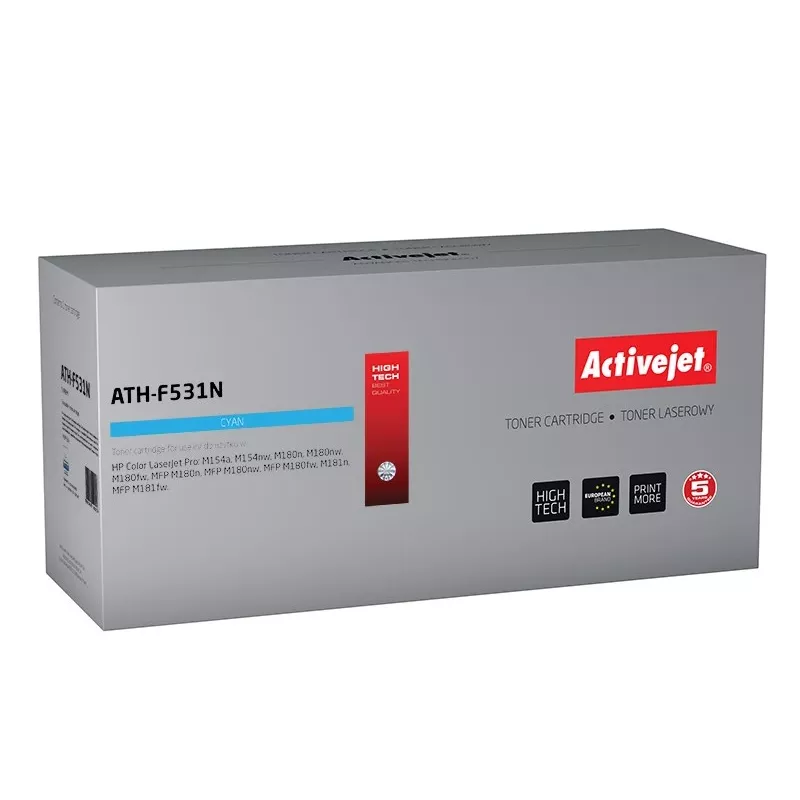 Activejet ATH-F531N toneris (pakaitalas HP 205A CF531A; Supreme; 900 puslapių; žydras)