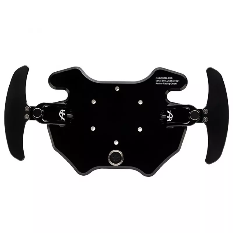 Mygtukų plokštė Ascher Racing B16L-USB lenktynių simuliatoriams, 12 įėjimų, USB, didelis suderinamumas