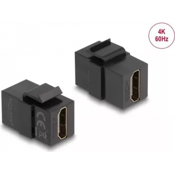 DeLOCK Keystone modulis HDMI lizdas – HDMI lizdas juodas 87875