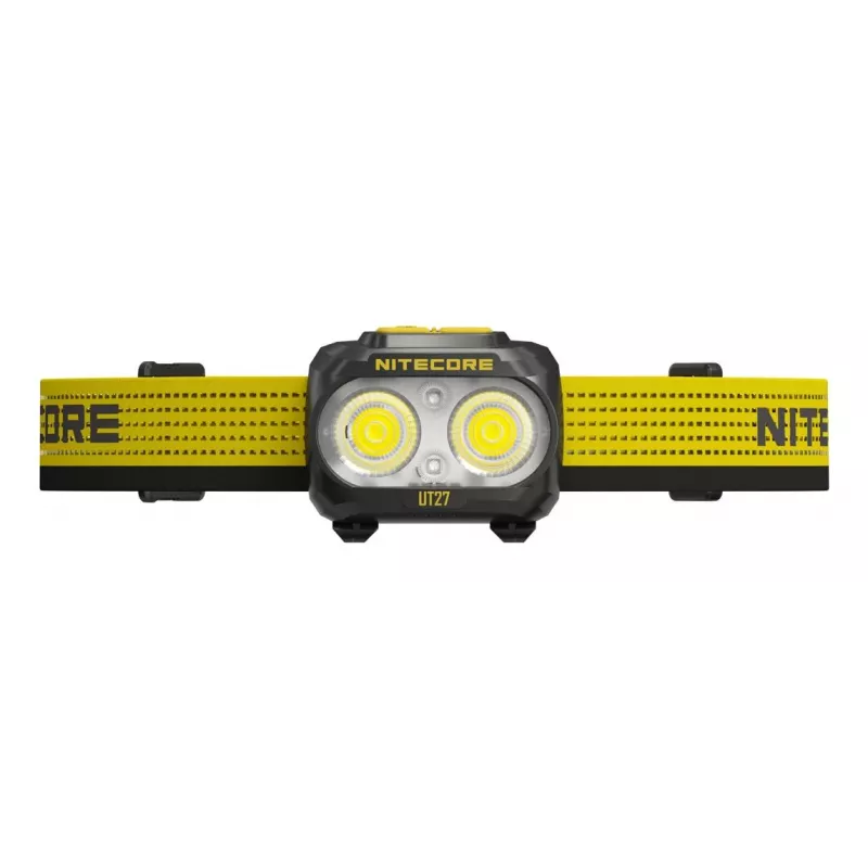 Nitecore UT27 MCT juoda, geltona galvos juostos žibintuvėlis LED