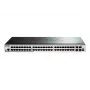 D-Link 52 prievadų „Gigabit“ sudedamas išmanusis valdomas jungiklis su 4 x 10G SFP+