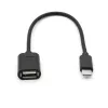 TB kabelis OTG USB AF – USB C 15 cm juodas (AKTBXKU4PAC015B)