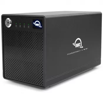 ThunderBay 4 mini, drive enclosure Juoda, Professional Grade 4-Drive HDD/SSD Thunderbolt 3 Enclosure