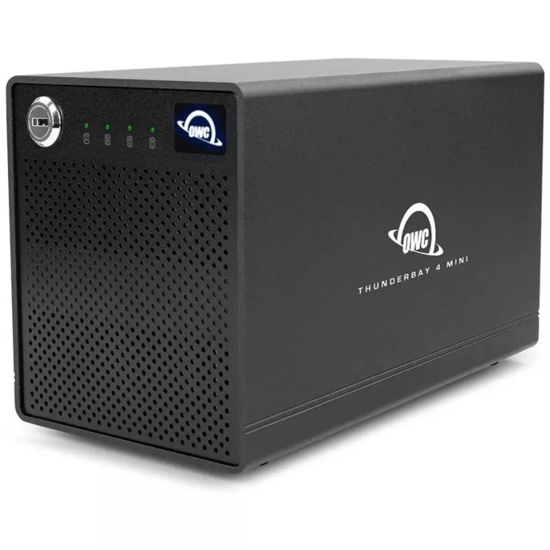 ThunderBay 4 mini, drive enclosure Juoda, Professional Grade 4-Drive HDD/SSD Thunderbolt 3 Enclosure