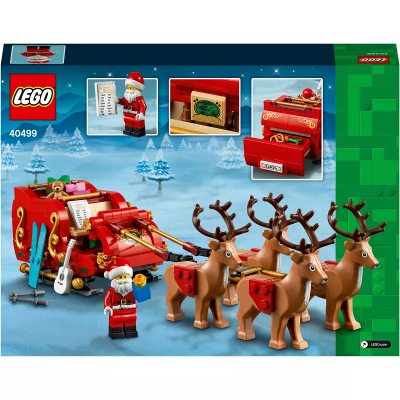 LEGO Seasonal Kalėdų Senelio rogių rinkinys 40499