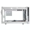 SilverStone SUGO SG13 - Desktop - Mini-DTX - be maitinimo šaltinio (AT / PS/2) - Juoda, balta - USB/Audio (SST-SG13WB-Q)