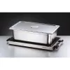 Maisto šildytuvas Rommelsbacher WPR 305/E — 300 W, 230 V, nerūdijantis plienas, stiklo korpusas, 640×345×50 mm