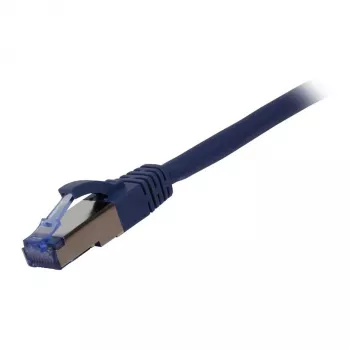 komutacinis kabelis RJ45 - CAT6A 500Mhz - 5m - mėlynas - S-STP(S/FTP) - AWG27 - LSZH - Synergy 21