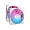 Corsair iCUE LINK RX140 ARGB 140 mm balta 2 vnt. rinkinys