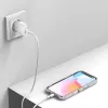 Vidinis įkroviklis 4smarts 541178 permatomas baltas greitas įkrovimas USB Type-C