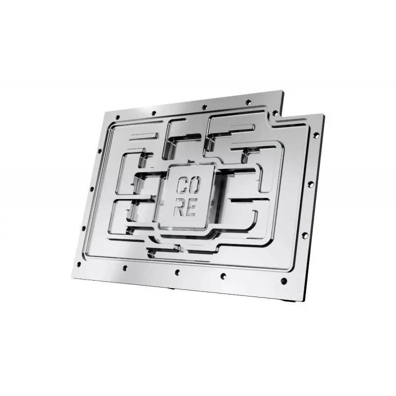 Galinė plokštelė Alphacool 10268 Akrilas Aliuminis Chromas Varis Nailonas Juoda 160,8 mm