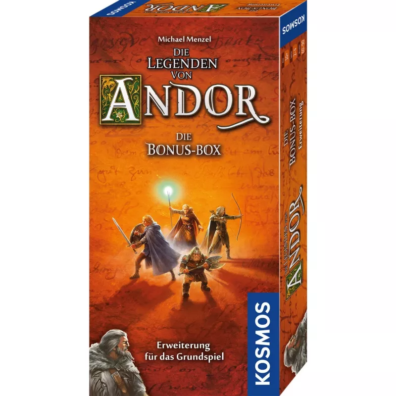 Die Legenden of Andor - Die Bonus-Box, stalo žaidimo išplėtimas