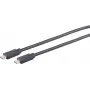 USB laidas S/CONN 13-28405 USB 2.0 4 m USB C juodas