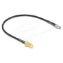 Bendraašis kabelis DELOCK 90919 RG-174, 20 m, RP-SMA - TS9, juodas