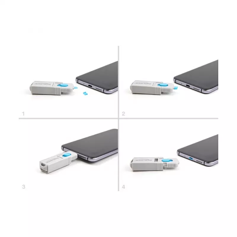 Prievadų blokatorius DeLOCK 20925 Micro USB 5 vnt. + užrakto įrankis